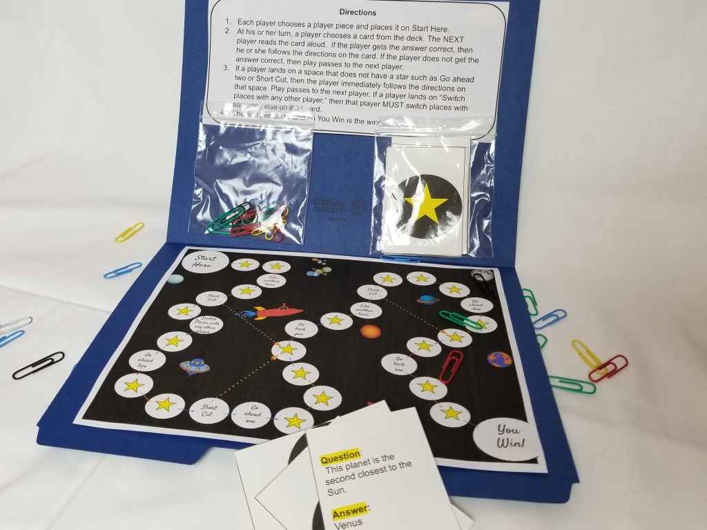 File Folder Games - Just Add H2O